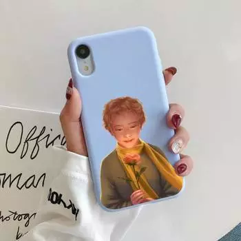 Чехол для телефона Little Prince fox для iPhone 11 12 13 Mini Pro Xs Max 8 7 6 6S Plus X XR Solid Candy Color Case iphone 6 6s