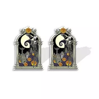 The Nightmare Before Earring Funny Gift Skeleton Personality Stud Earrings