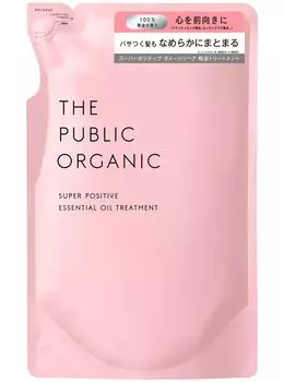 The Public Organic Treatment Refill 400 мл Amino Acid Aroma Essential Oil Hair Care Сделано в Японии [Super Positive] Без добавок, без силикона