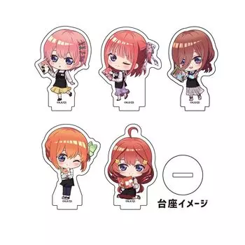 The Quintessential Quintuplets 01 Персонаж книжного магазина Акриловая маленькая подставка Коробка из 5 шт.. [Мини-иллюстрация]