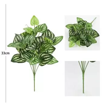 The Real Plant Wall and the Green Plant Wall Are Matched with Plastic Artificial Flowers and Glue, with a Tactile Feel of Green S
