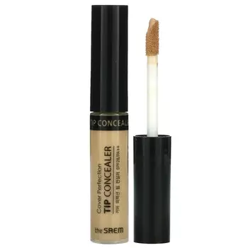 The Saem, Cover Perfection, консилер для кончиков, SPF 28 PA++, 1,5 натуральный бежевый, 0,23 унции
