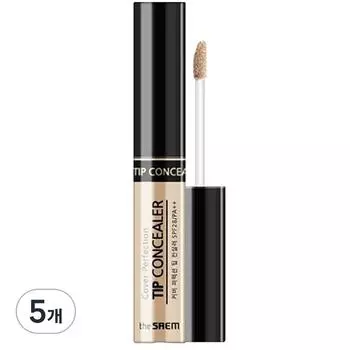 The Saem Cover Perfection Tip Concealer 6.5g Natural Beige x 5