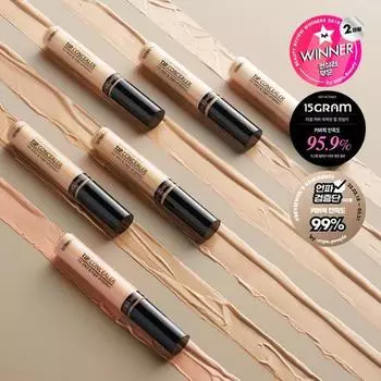 Консилер The Saem Cover Perfection Tip 9,5 г 6 цветов peach beige