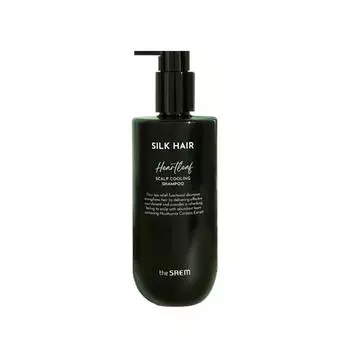 THE SAEM Silk Hair Heartleaf Охлаждающий шампунь для кожи головы 400 мл