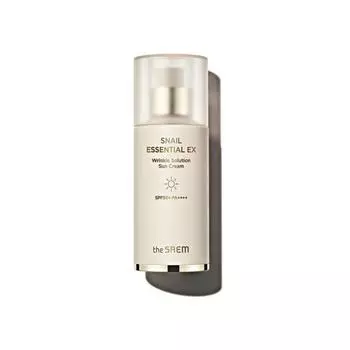 THE SAEM Snail Essential EX Wrinkle Solution Солнцезащитный крем SPF50 + PA ++++ 40 мл