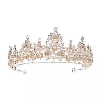 The same style of bridal headwear for 18th birthday, super fairy style wedding dress, 18-year-old adult crown