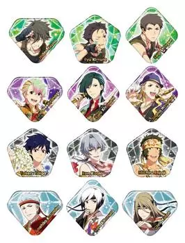 THE SideM Gem Cut Can Badge BOX продукт 12 видов в общей сложности IDOLM@STER 1BOX=12 штук,