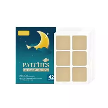 The Sleep Aid Patch Fits Comfortably And Continuously Helps With Sleep. It Is Suitable For Multiple Scenarios To Improve Sleep. One Size синий