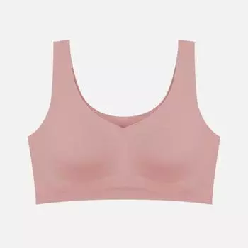 Thejam Mandeuk Free Бесшовный бюстгальтер Розовый Pink L (including pad)