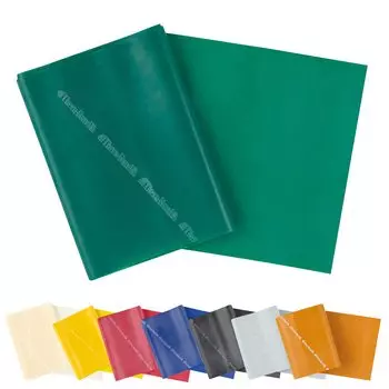 TheraBand Training 2m Strength Level for Inner Muscle Strength and Rehabilitation Band, Green, Long, 12.5cm Wide, +1, TBB-3, Manual, Baseball,