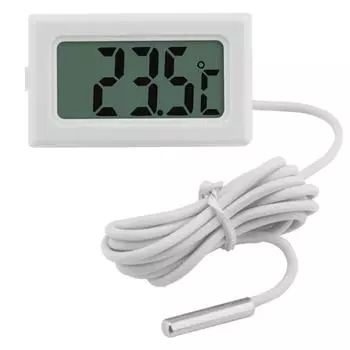 Thermo Meter Electronic Thermometer Temperature Sensor Temperature Tester Digital Thermometer белый