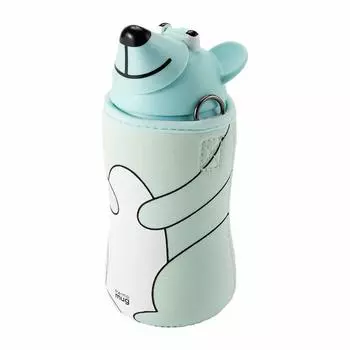 THERMO MUG Animal Bottle Bear Ice Blue AB20-38