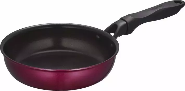 Thermos Durable Series Frying Pan 20cm Red IH Compatible R KFF-020