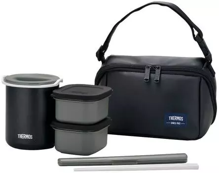 Термос Термобокс для ланча Go Matte Black MTBK Approx. 0,8 ДБК-362