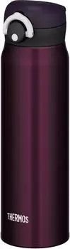 Thermos Water Bottle Vacuum Insulated Mobile Mug Touch Open 600ml Midnight Black [One Type] JNR-600 M-BK