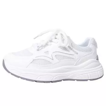 Thick-soled simple sports and leisure shoes are light and breathable, spring and summer mesh shoes show small feet and high value student shoes 35