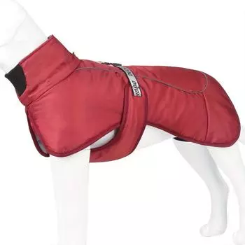 Thick Winter Dog Jacket for Large Dogs - Waterproof Windproof Reflective Coat with Adjustable Straps & Snap Buttons, 100% Polyester XS