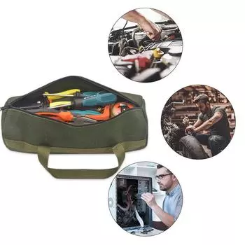 Thickened Canvas Screwdriver Pliers Repair Hand Tools Pouch for Electrician #C
