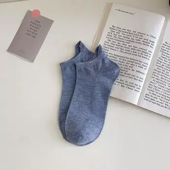 Thin Embroidered Smiley Face Ankle Socks – Cute, Anti-Slip, Invisible Fit for Spring/Summer