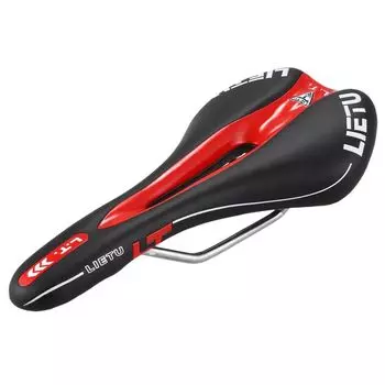 Thin saddle red for road cross soft saddle that hurt your mountain prevents shock convenient (black line) bikes, bikes, bicycles, won t butt, cushion,