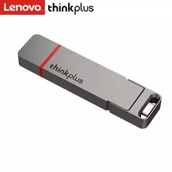 Thinkplus TU200 Pro USB3.2/Type-C двухпортовый портативный твердотельный U-диск металлический USB-накопитель 1TB серый