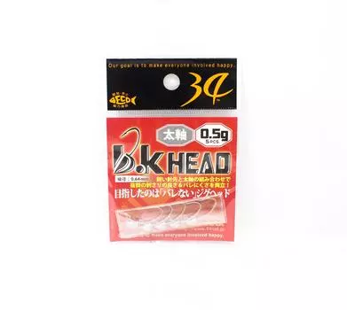 Тридцать четыре джиг-головки BK Head 0,5 грамма 5 штук в упаковке (5623)