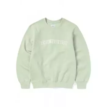 Thisisneverthat Arch Logo Crewneck Бледно-зеленый L