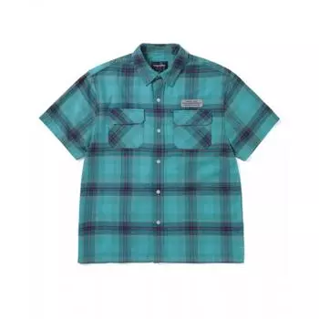 ThiSiSneverthat Ombre Check SS рубашка зеленая S