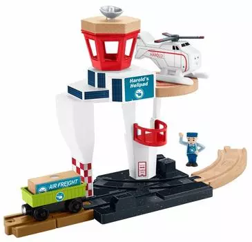 Thomas the Tank Engine Wooden Rail Series Helipad GHK14 Harold s [FSC certified]
