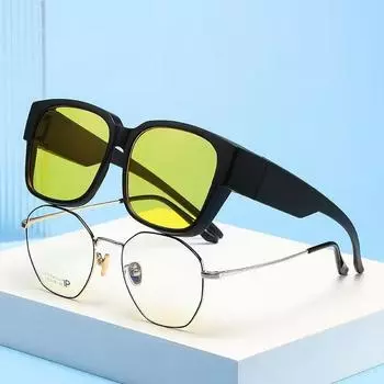 Tide Myopia Reading Glasses Driving Outdoor Exercise Polarized Sunglasses Day And Night Glasses