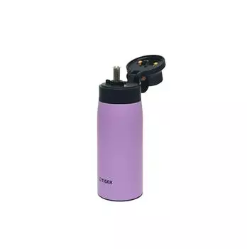 TIGER MCS-A35NVT Water Bottle, 11.8 fl oz (350 ml), Stainless Steel Straw, Mug Bottle, Stainless Steel Bottle, Vacuum Insulated Bottle, Cold Insulatio