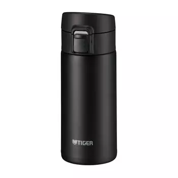 TIGER MKA-K036KK Mug Bottle, 12.2 fl oz (360 ml), One-Touch, Lightweight, Stainless Steel, Vacuum Insulated, Hot & Cold Retention, Black