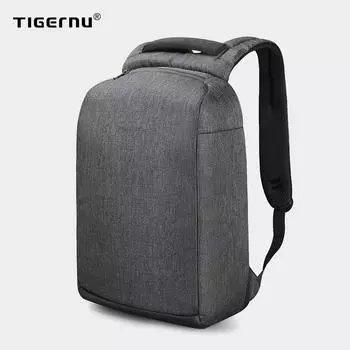 Tigernu Новый повседневный высококачественный водонепроницаемый мужской рюкзак 15,6