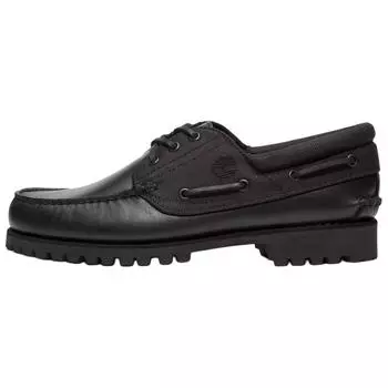 Timberland 3-Eye Authentic Handsewn Comfortable Slip-Resistant Durable Low-Top Casual Shoes Men sneaker Black A6DXWEL2 43