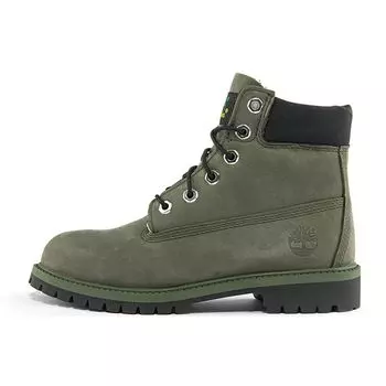 Timberland 6 дюймов Повседневные полуботинки для отдыха на открытом воздухе Детские ботинки армейско-зеленого цвета A2KCSA58 36