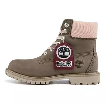 Timberland 6-дюймовые повседневные рабочие ботинки для улицы, широкие женские ботинки темно-коричневого цвета A2J5WW 39