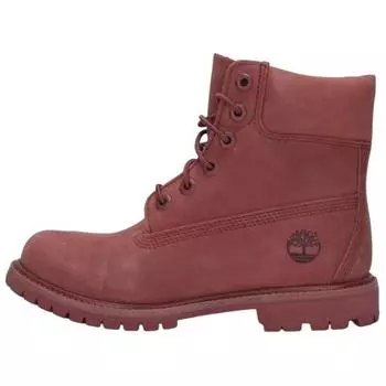 Timberland 6 In Lace Waterproof Boot Comfortable Versatile Short Boots Women boots Deep-Red A2HR8-ET1 36
