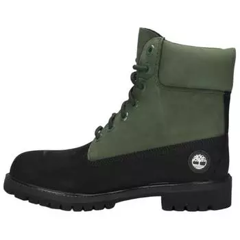 Timberland 6 In Lace Waterproof Boot Comfortable Versatile Short Boots Men boots Black Green A2P6W-EJG 40