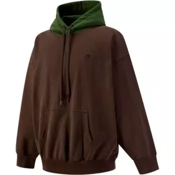 Timberland AF Heavy Boucle Hooded Fashion Versatile Pullover Sweatshirt Unisex Sweatshirt Brown A65ZQ-243 S
