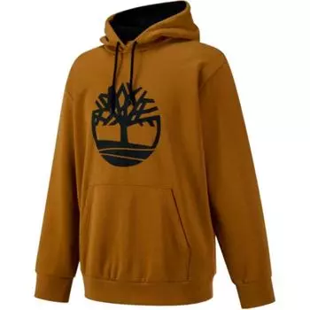 Timberland Af Tfo Tree Logo Brushback Hoodie Fashion Versatile Long Sleeve Sweatshirt Men hoodies Yellow A4445-P47 XXL
