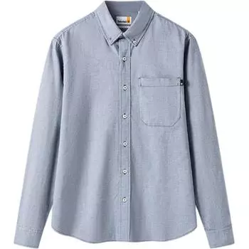 Timberland Breathable Outdoor Polo Fashion Long Sleeve Shirt Men shirts Deep-Indigo A6AWM-G66 S