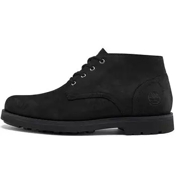 Timberland Business Casual Eco-Friendly Comfortable Mid-Top Casual Shoes Men Casual Shoes Black A3ZUSW 42