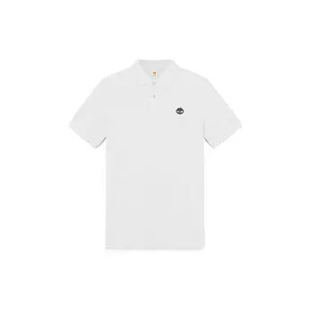 Timberland Casual Business Breathable Embroidered Logo Short Sleeve Polo Shirt Men Polo Shirts White A6943-100 M
