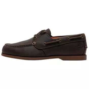 Timberland Cedar Bay Top Grain Leather Simple Comfortable Loafers Men Loafers Dark-Brown A29YG931 43