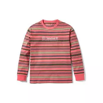 Timberland Comfortable Casual Striped Breathable Loose Long Sleeve T-Shirt Men tops Shell-Pink A6QBS-DH6 L