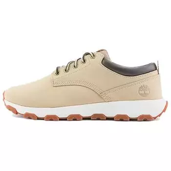 Timberland Comfortable Versatile Slip-Resistant Durable Lightweight Rebound Low-Top Casual Shoes Men Casual Shoes Light-Beige A6791 40