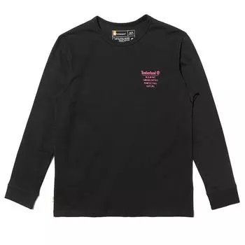Timberland Earthkeepers Breathable Crew Neck Long Sleeve T-Shirt Unisex Tops Black A6QYS-001 S
