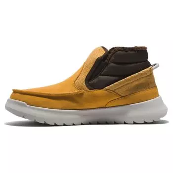 Timberland EZ Lounge Leather Durable Professional Comfortable Ankle Outdoor Boots Men boots Yellow White A41TX015 41