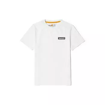 Timberland Футболка Mountain Series Outdoor Breathable с вышитым логотипом, повседневная, с круглым вырезом и коротким рукавом, унисекс, A26S7-100 XL